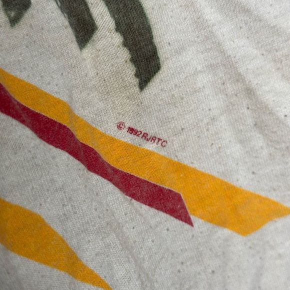 VTG 1992 Winston Cup Men's White and Gold T-Shirt Size XL - Picture 4 of 7